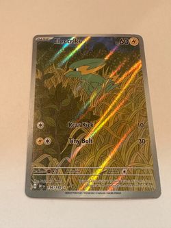 2025 Pokemon Destined Rivals Electrike 196/182 Illustration Rare Holo