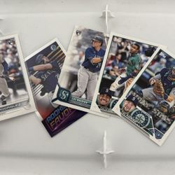 Mariners Topps Card Lot Rookies