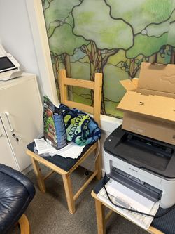 Craft Table And Two Chairs (not The Red Chair)