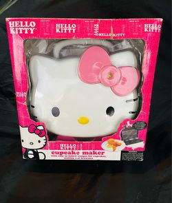New!! Perfect Gift  Hello Kitty Cup Cake Maker , Makes Hello Kitty Faces On The Cake
