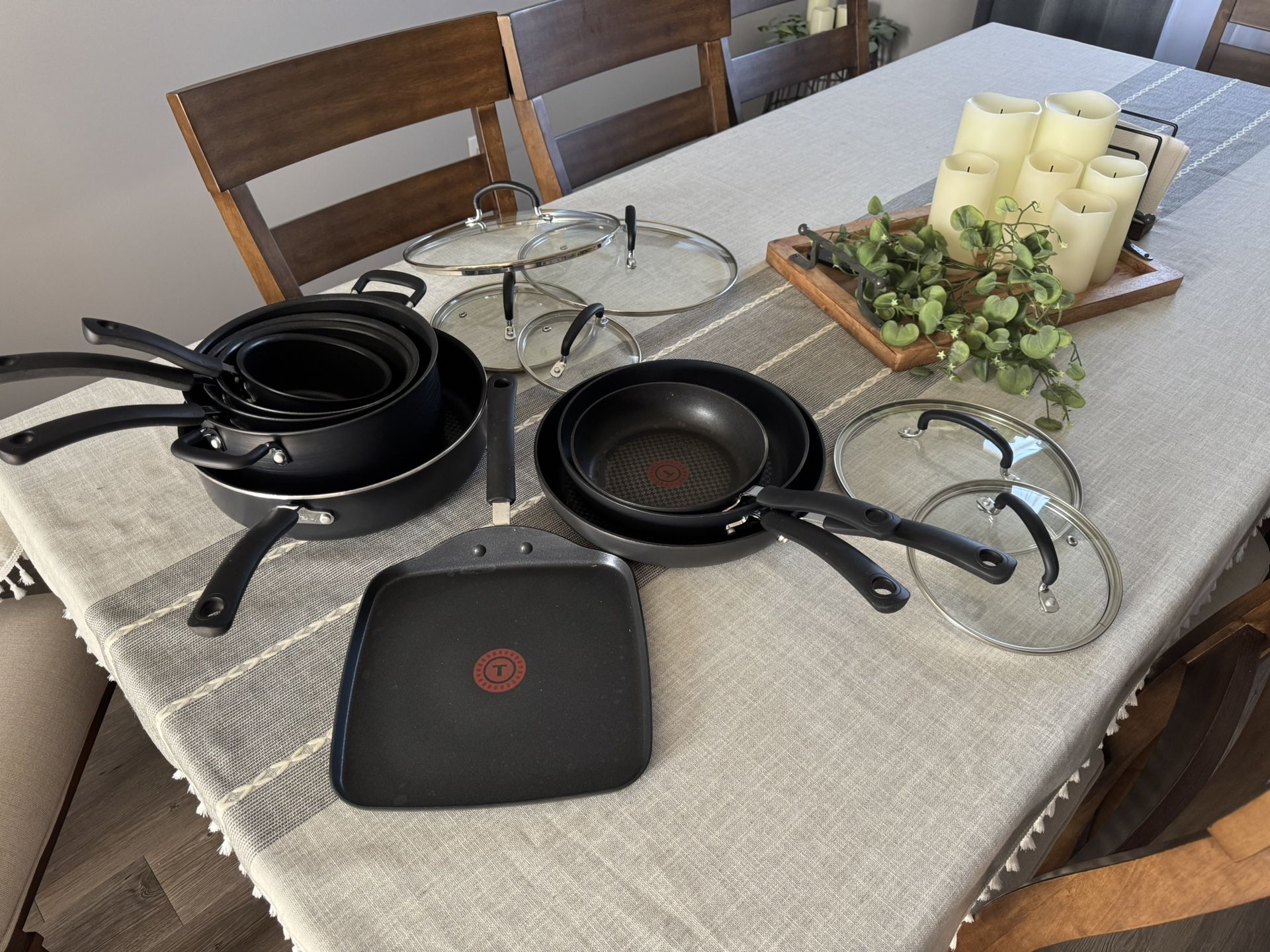 T-Fall Nonstick Pots and Pans Cookware Set
