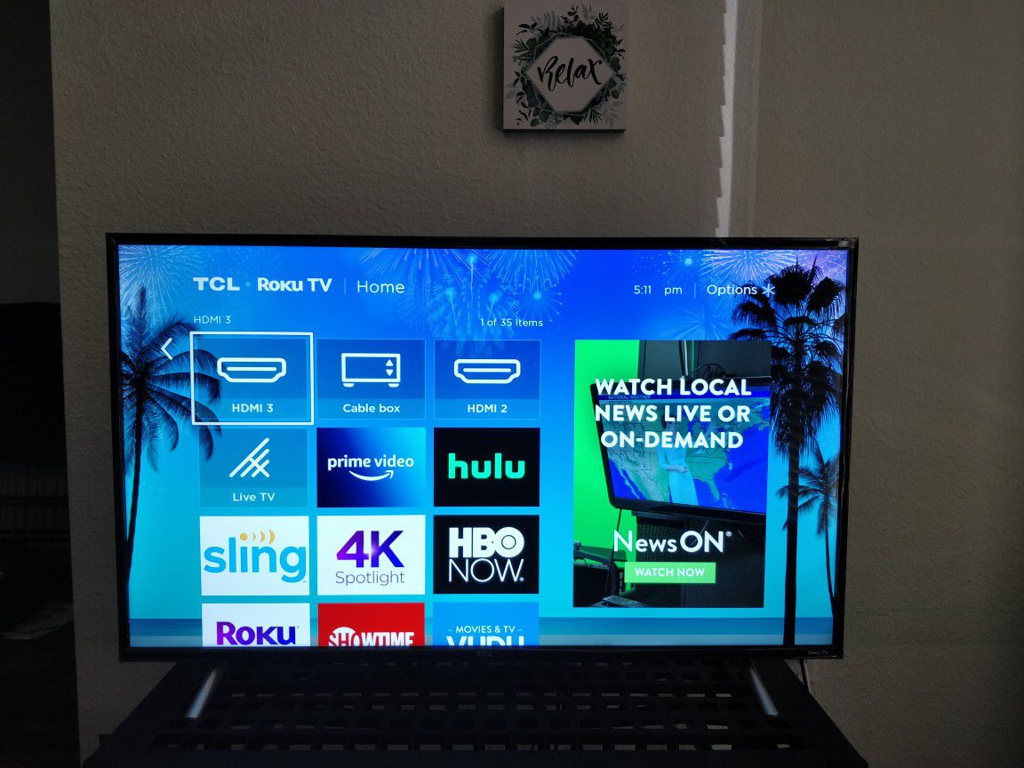 TCL Roku 4K HDR Smart TV - 43"