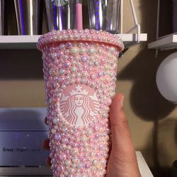New Pearl Pink Starbucks Cup