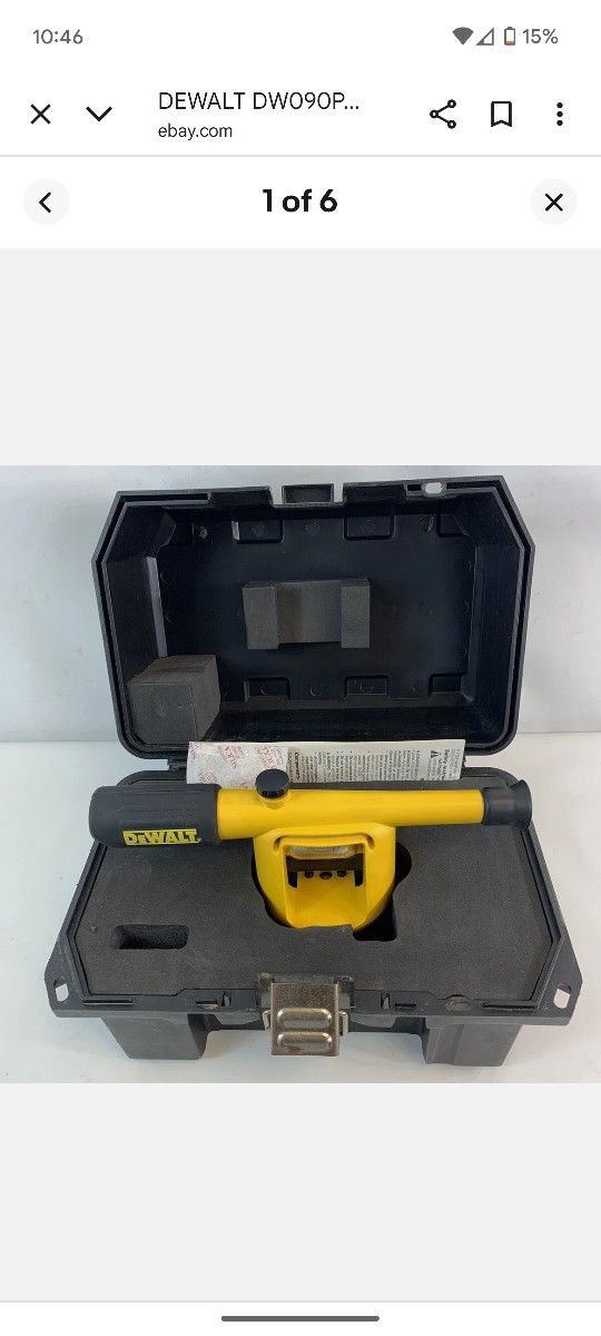 Make Offer!!!!!!DeWalt DW090 Transit Level Brand New Comes With Everything That Originally Came With It