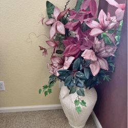 4ft Tall Silk Flower Arrangement
