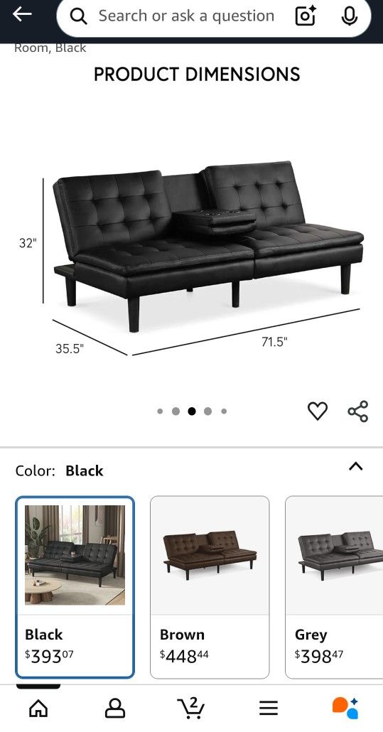 Adjustable Futon