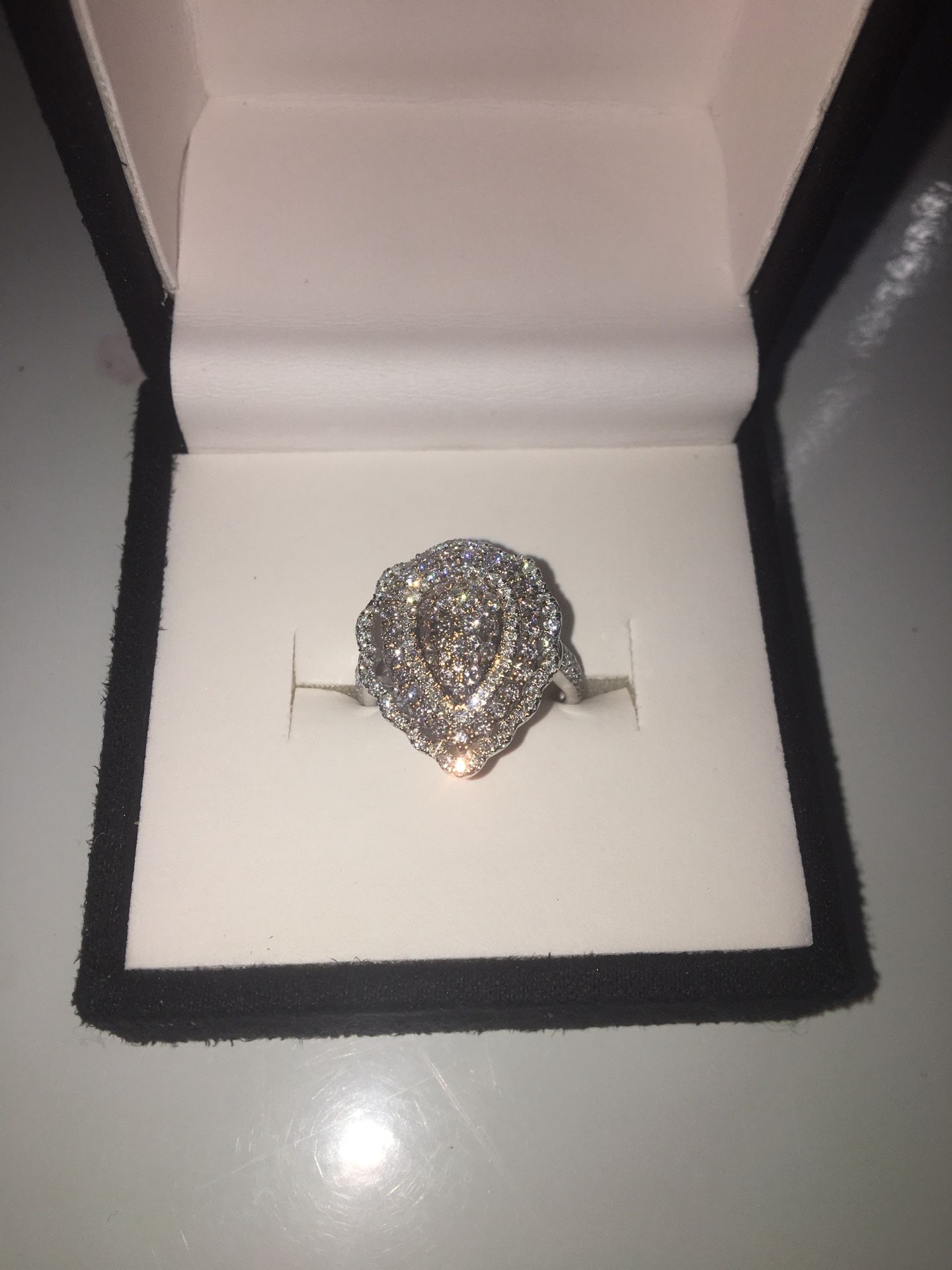 Size7 Natural Pink Diamond Ring 1.20 Carat 