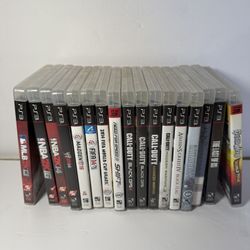 Sony PlayStation 3 Game Bundle - Sports, Action, Call of Duty, FIFA