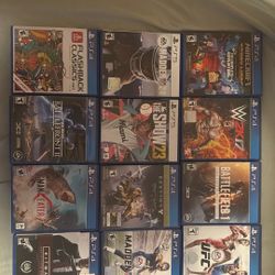 PS4 and PS5 games