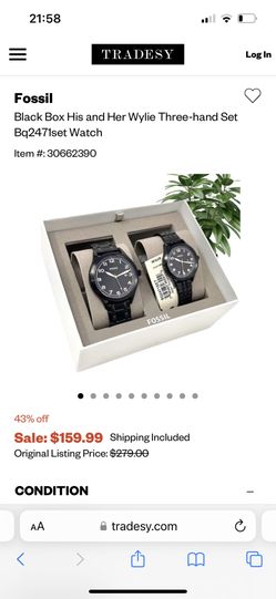 Fossil His And Her Watches