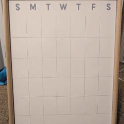 Dry Erase Calendar 