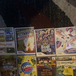 8 Random Wii And Ps3 Games 