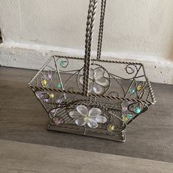 Metal Basket Hight 10 In Wide7 In