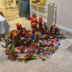 Used Lot Of Castle Battle Toys 