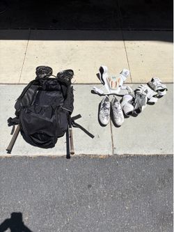Lax gear all white+cleats