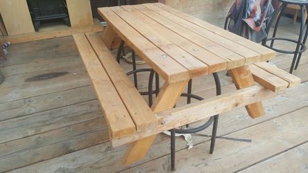 Kids picnic table - handmade!