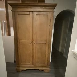 Solid Wood Armoire 
