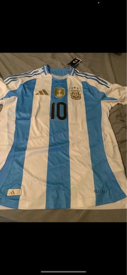 Lionel Messi Argentina National Team adidas 2024 Home Authentic Player Jersey - White