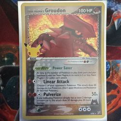 Team Magma's Groudon #9 Pokemon Celebrations  