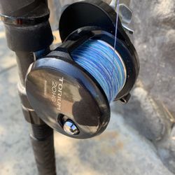 Shimano Torium 20HG + Graphtech GOF78XL 50-60LBS for Sale in Lake Elsinore,  CA - OfferUp