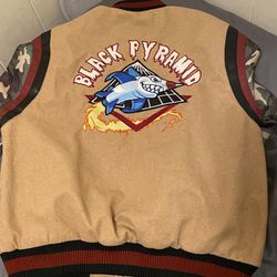 Black Pyramid Bomber Jacket