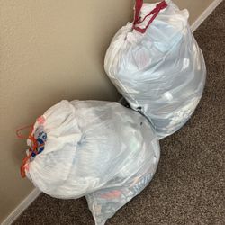  Two Bags Full Of Baby Clothes 