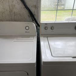 SUPER CAPACITY WHIRLPOOL WASHER & AMANA ELECTRIC DRYER SET! ILL RUN BOTH FOR YOU. BOTH RUN LIKE BREAND NEW. NO ISSUES WITH EITHER! IM IN MARRERO 