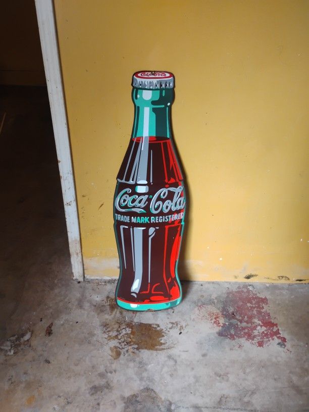 Rare Autographed Coca-Cola Sign