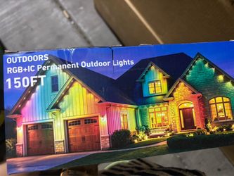 150ft IP67 Waterproof Smart RGB+IC Wall-Washing Eaves Lights with App & Voice Control