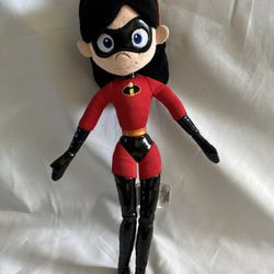 Disney Store Pixar 14" Plush VIOLET Parr Girl Doll Incredibles 2