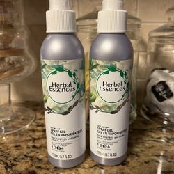 Set Of 2 Herbal essences Spray Gel•level 3 Hold•5.7oz•all For $6