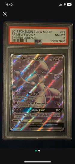 2017 Mewtwo Gx Pokemon Card