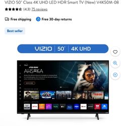 VIZIO  50in  4K UHD
