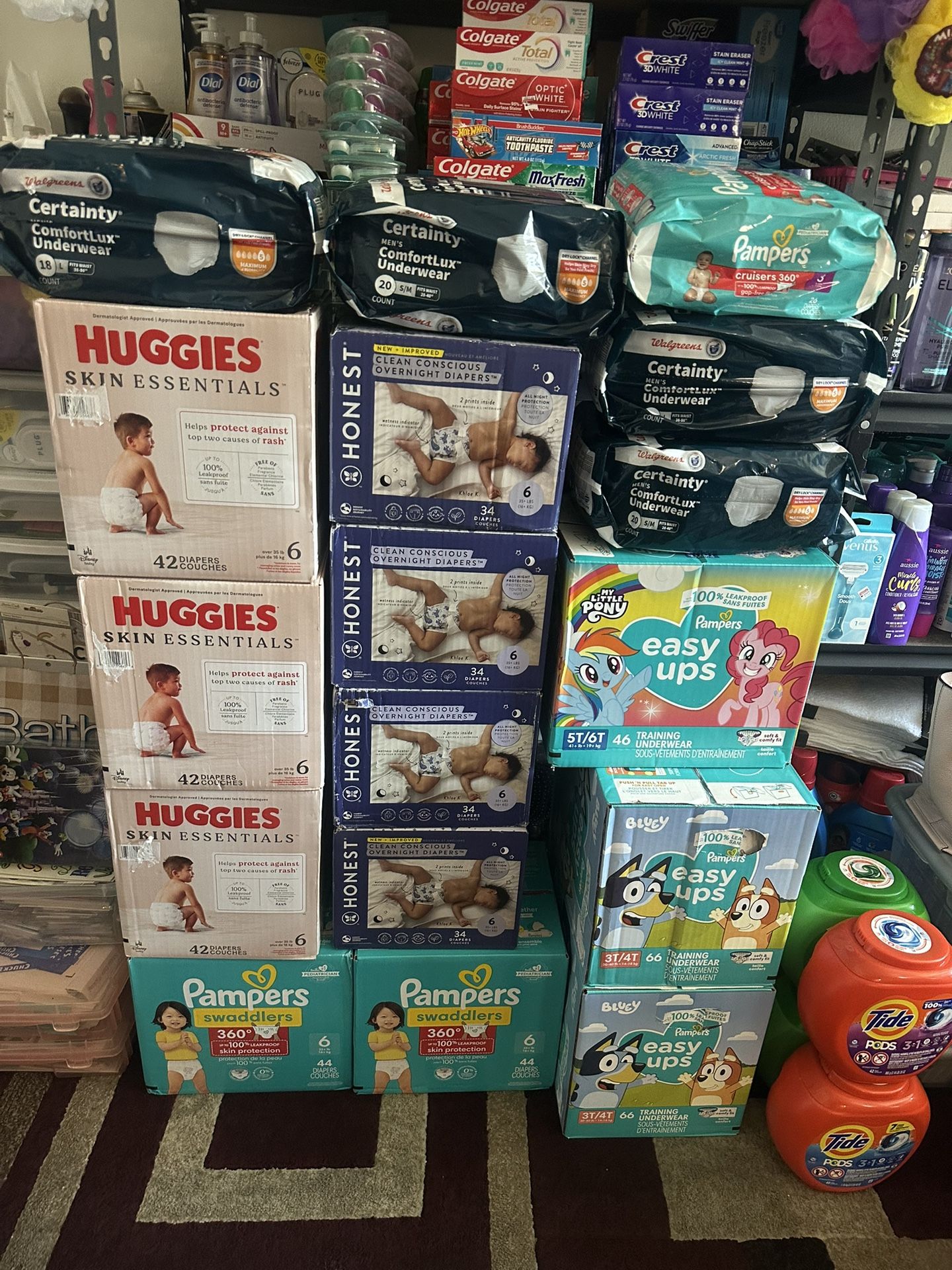 Baby Diapers & Easy Ups