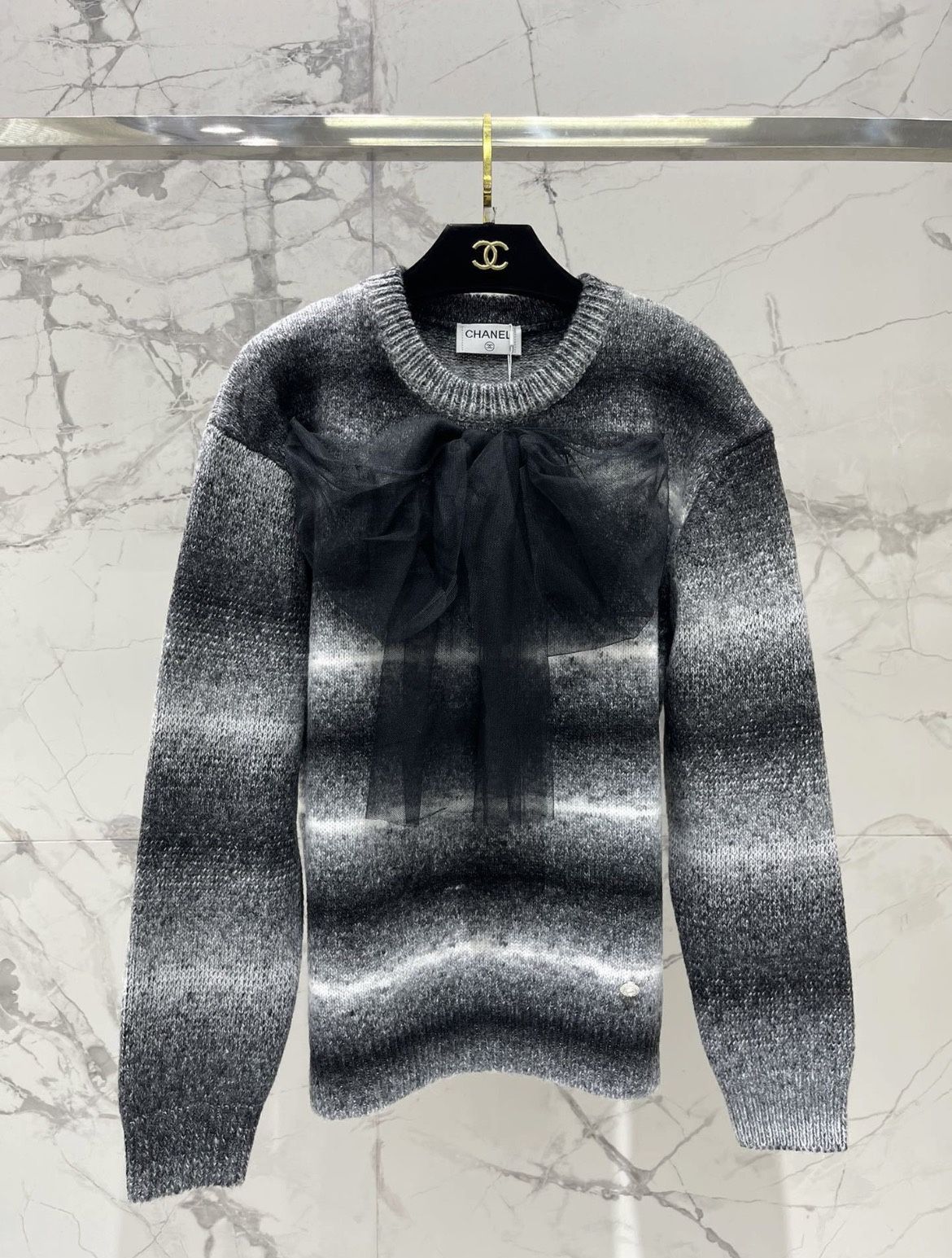 Pullover Paper Fiber Gray & Ecru 🩶