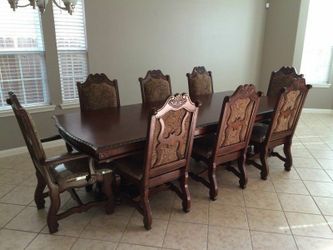 7 PC FORMAL DINING ROOM SET TABLE CHAIRS