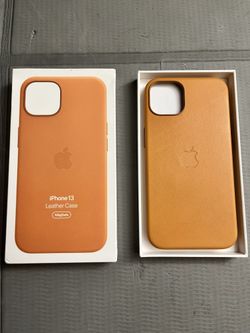 Authentic iPhone 13 leather case