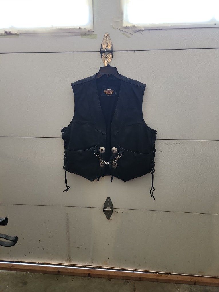 Harley Davidson "Gambler" leather Vest