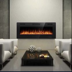 68in Electric Fireplace