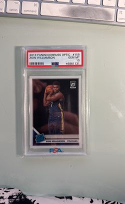 2019 Zion Panini Donruss Optic 158 PSA 10