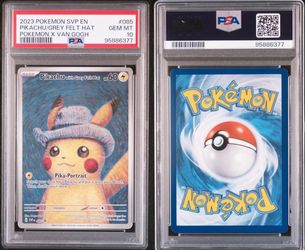 Pikachu Van Gogh Psa 10