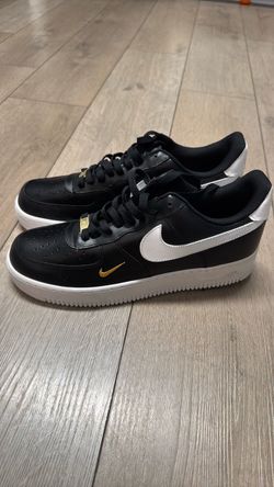 Nike Air Force 1 Low Black Silver Gold