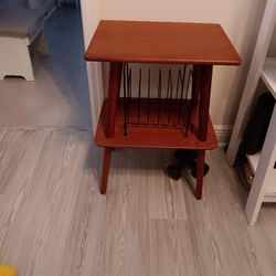 2 Shelve Accent Wood Table