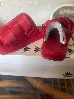 Kappa Red Sandals Slides