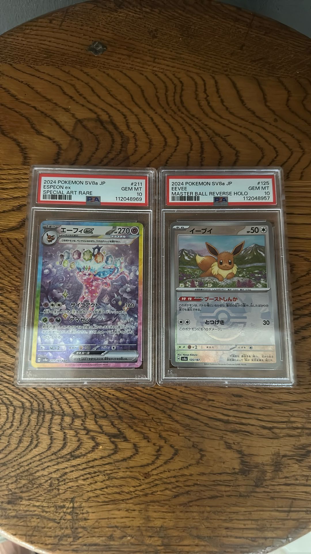 Gem Mint 10 Eevee & Espeon