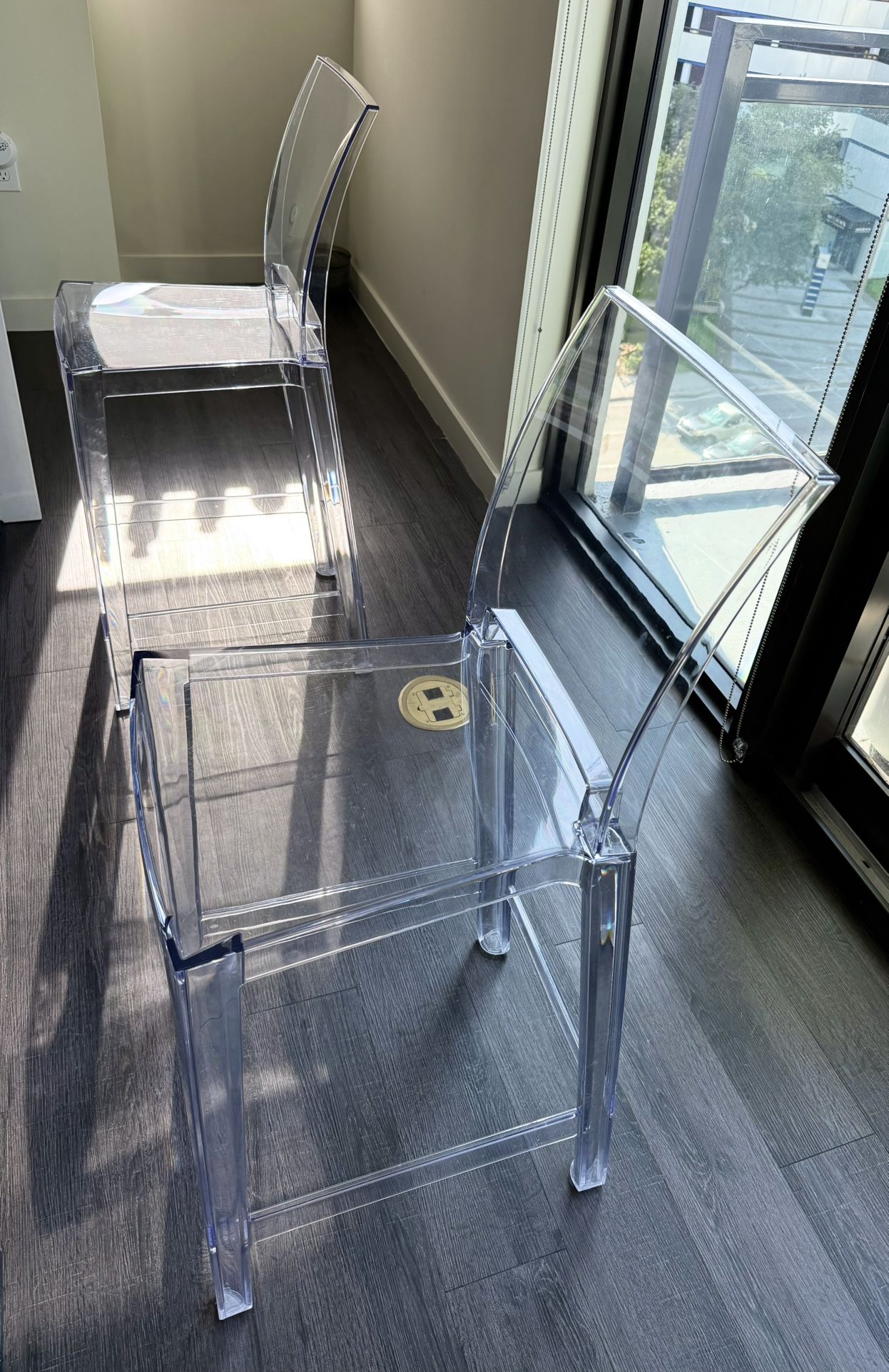 Kartell Crystal Bar Stools