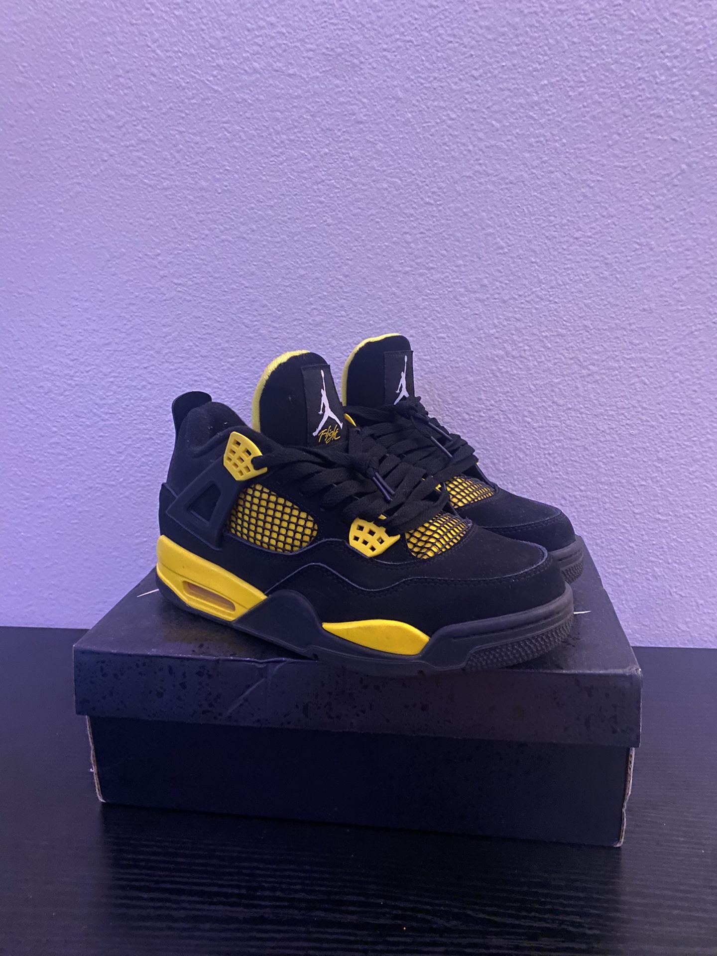 Jordan 4 Yellow Thunder 