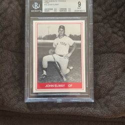1982 John Elway Baseball Card