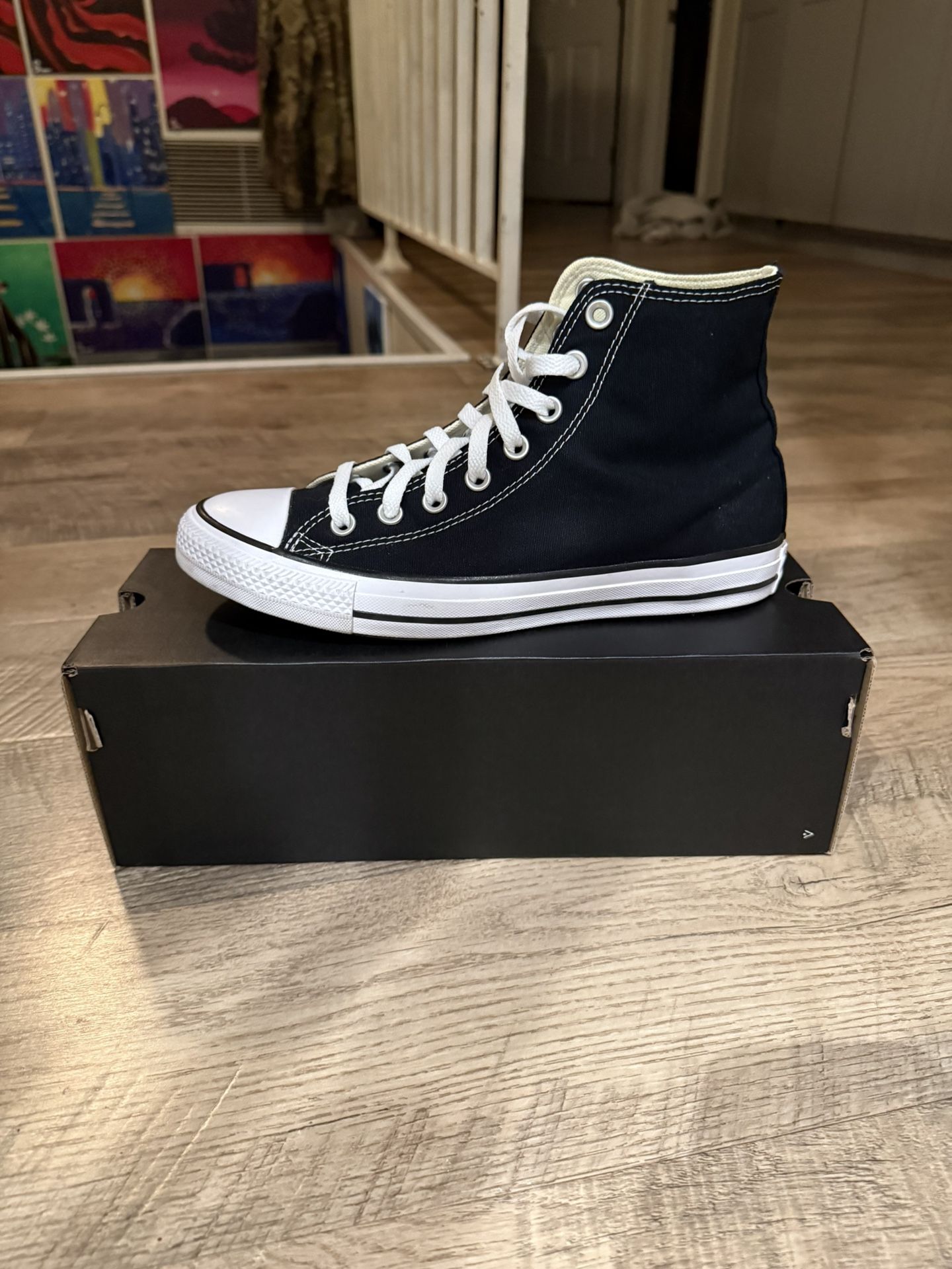 Black High Top Converse Men’s Size 8