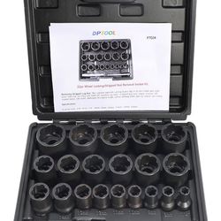 DPTOOL 22pc bolt nut extractor set